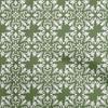 oneOone Cotton Poplin Dark Olive Green Fabric Asian Block Floral Fabric For Sewing Printed Craft Fabric By The Yard 42 Inch