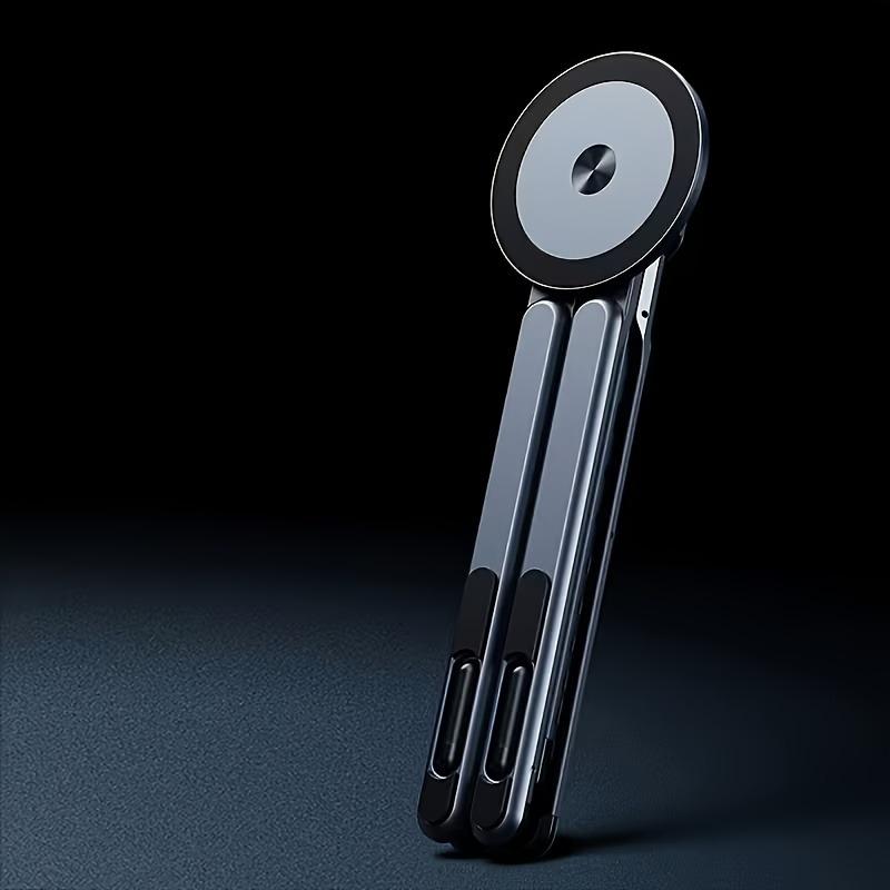 

Aluminum Alloy Phone And Laptop Stand with Magnetic Base And 8-Position Height Adjustment, Suitable for Ipad And Mobile Phones серый