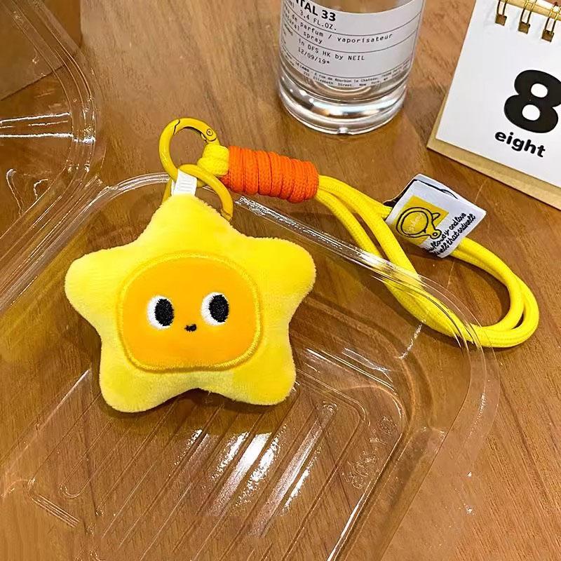 Star Keychain for Bags Party Favors Gifts Cartoon Star Keychains Accessories Christmas Decoraitons 2025 New Year Gifts