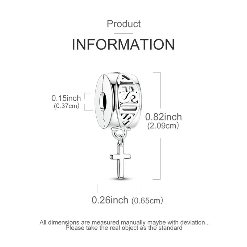 Copper Clasp Copper Cz Pave Clip Charms Daisy Beads Stopper Safety Chain Fit Original Bangle Bracelet Jewelry Clip