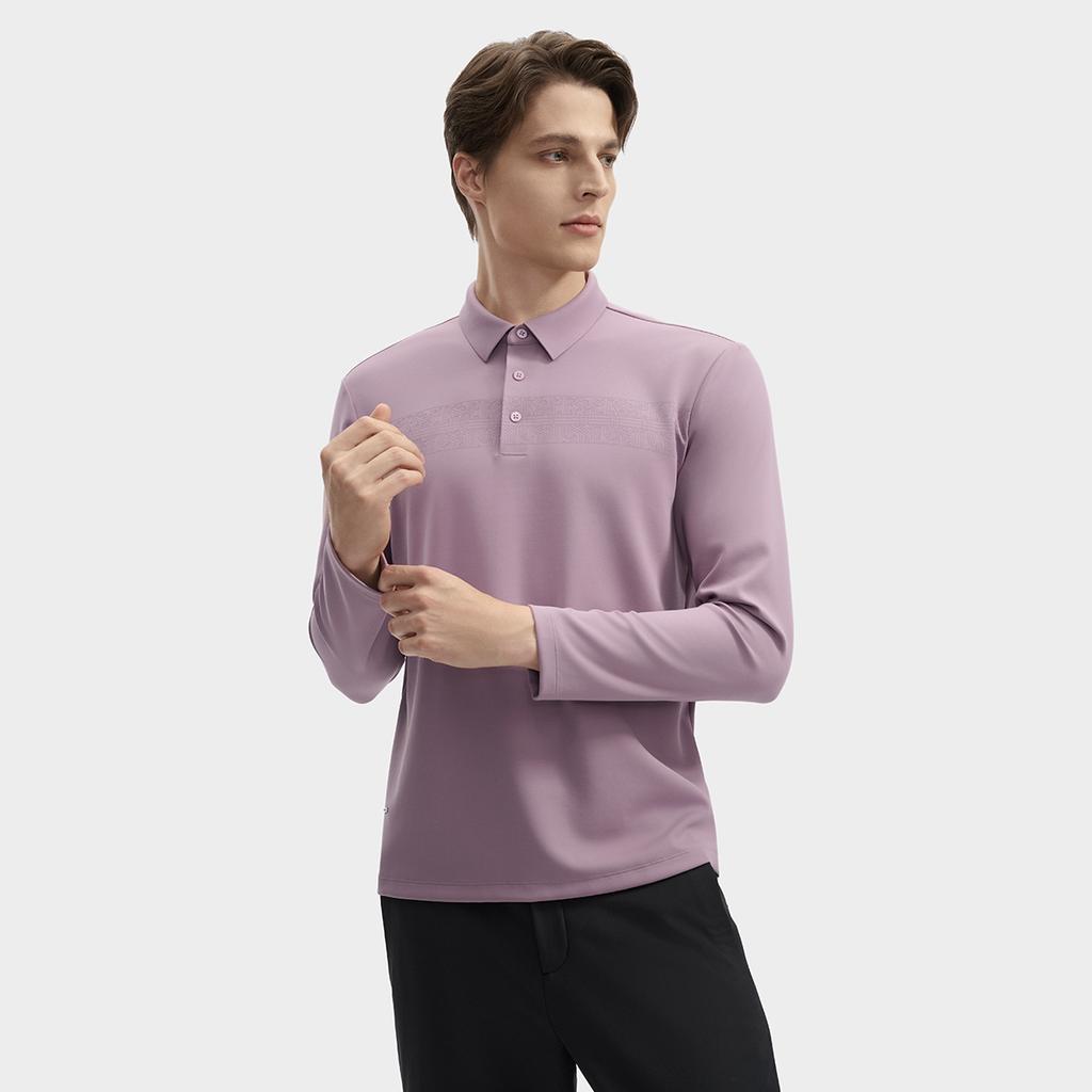 New FILA Polo Shirt Men's Berry Pink F11M442206FPK