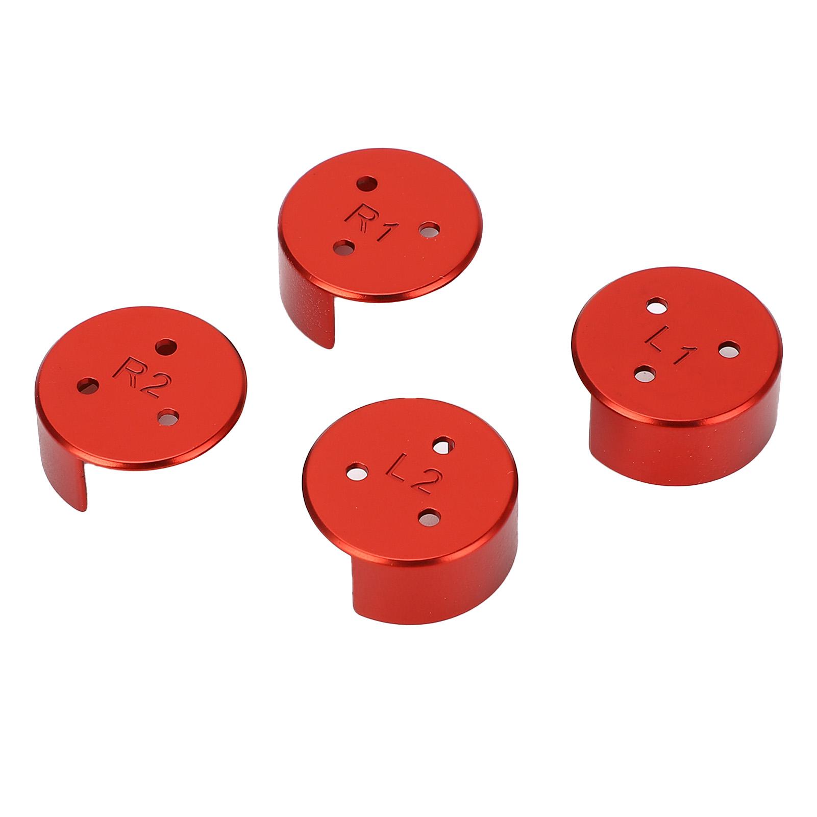 

4Pcs Drone Motor Protective Cover Aluminum Alloy Dustproof Engine Cap Replacement Accessories for червоний