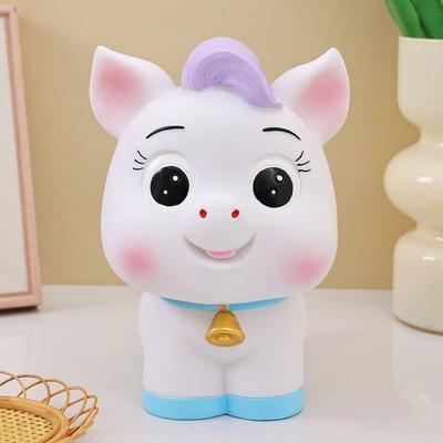Practical Unbreakable Horse Money Jar Cute Decorative Coin Saving Box Good Luck Money Saving Box Desktop Decor