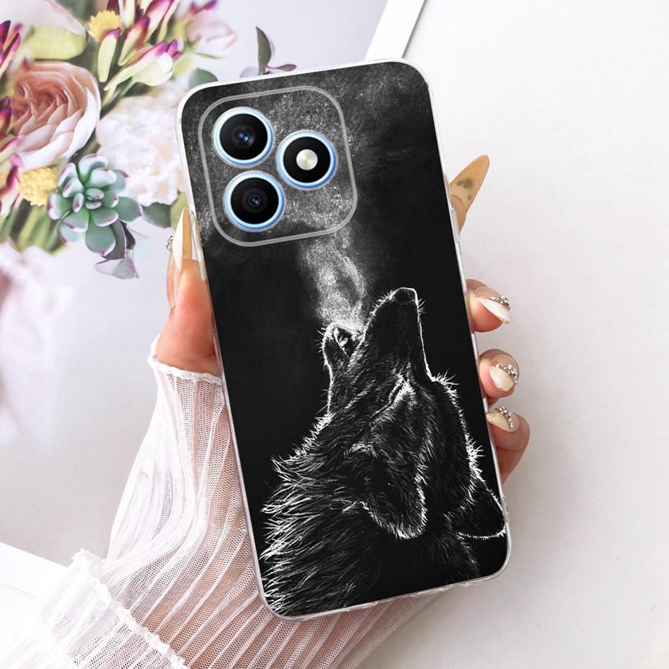For Honor X8d 2026 Cool Dragon Tiger Pattern Phone Case For Honor X8D 4G Soft Silicone TPU Cases Bumpers