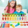Montessori Carrot Counting & Color Matching Intelligence Box - Educational Toy for Early Childhood Development