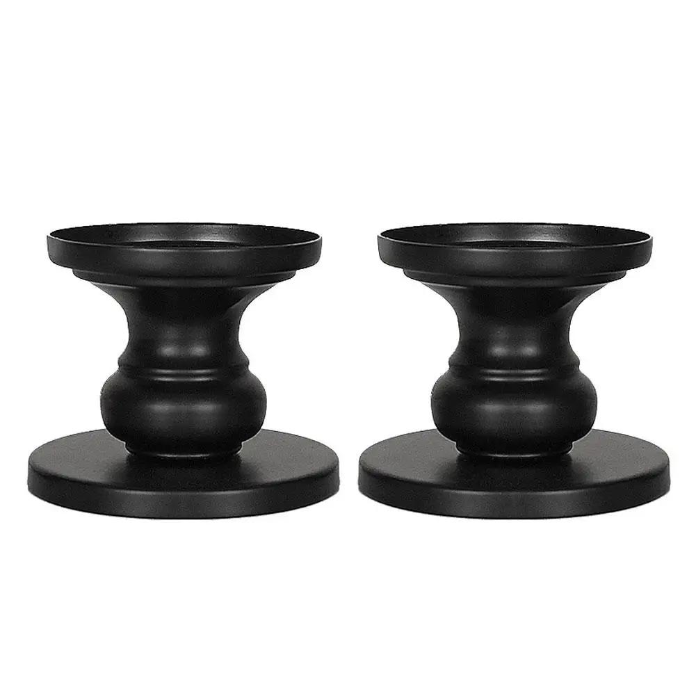 1pcs European Style Metal Candle Holders Candlestick Candle Wedding Fashion Christmas Tabl Exquisite Stand Candlestick Tabl W4h3
