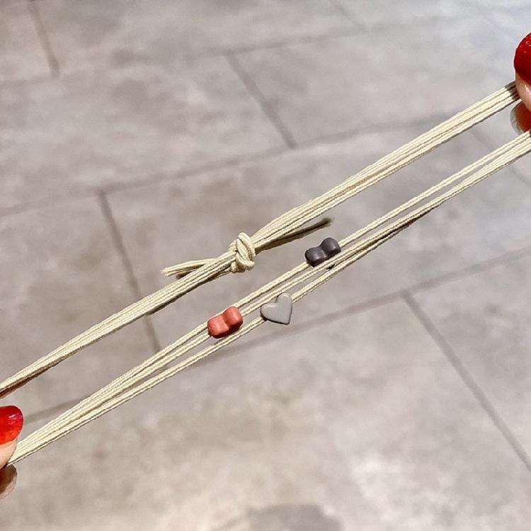 3PCS Lovely Hair Bands Love Heart Hairband Girls Spring Summer Hair Accessories