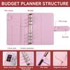 A5A6 Colorful Retro Glitter Star Moon DIY Binder Photocards Collect Book Diary Agenda Planner Cover Stationery