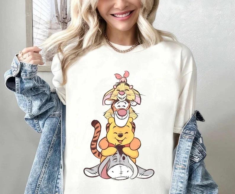 Pooh Bear Tigger Piglet Eeyore Rabbit Winnie The Pooh Tshirt S