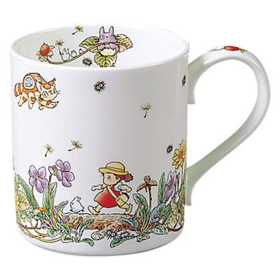 Noritake Mug 400cc My Neighbor Totoro Snake Strawberry Edition Microwave Safe 1 Pc Bone China T97265/4660-3