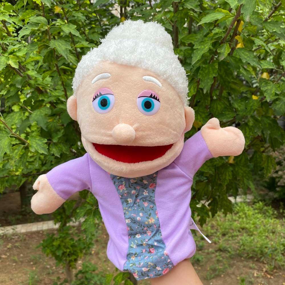 Pillow Hand Puppet Stuffed Toys Family Puppet Hand Doll Puppet Plush Toy Hand Puppet Plush Doll