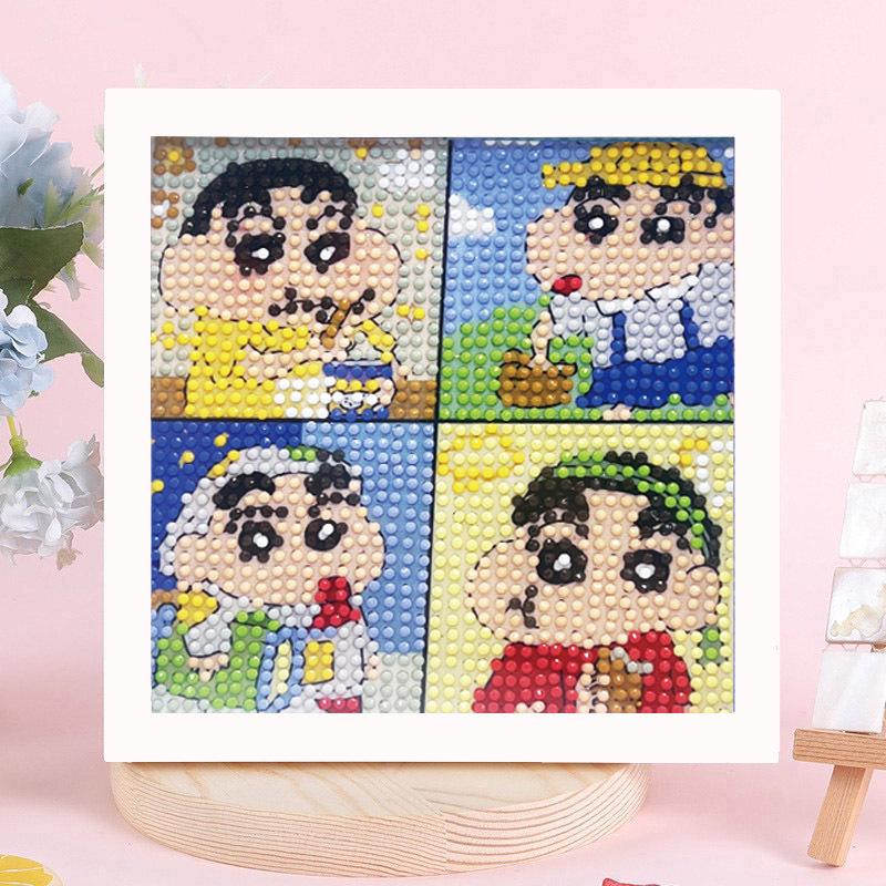 Sanrio Children's Diamond Painting with Frame Stickers - DIY Handmade Gift Set