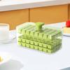 Press Type Ice Cube Maker Portable Mould for Cocktails Juice Drinks 32 Grids