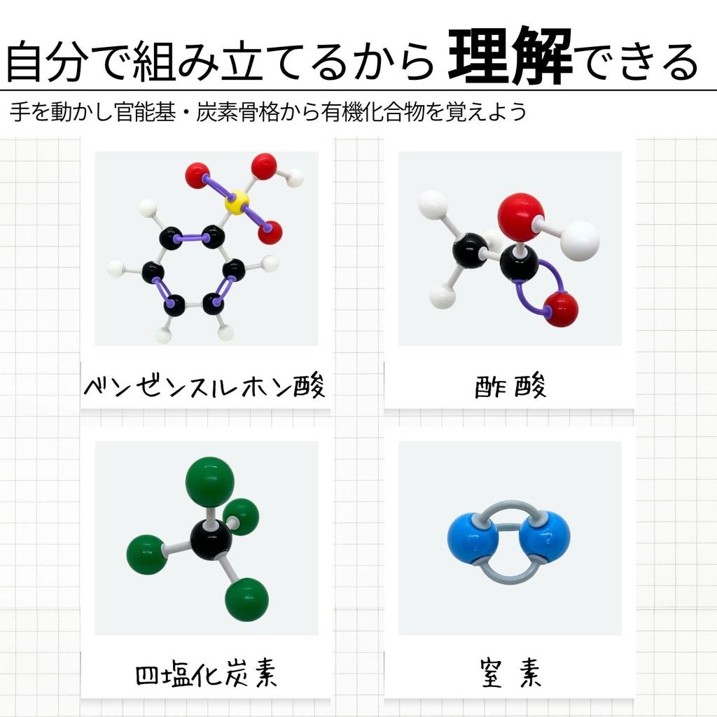 Apricity Molecular Model Kit for Organic and Inorganic Chemistry [Includes Japanese Instructions Supervised by University of Tokyo Students] (446pcs)
