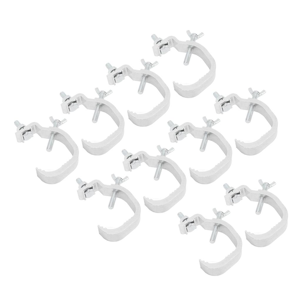 Stage Light Clamp Safe Large Load Bearing Cast Aluminum Stage Lamp Hook Kit for Moving Head Light 10pcs