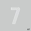 Bin Stickers Stripes Number Self Adhesive Waterproof Stickers 0-9 Decals Outdoor/Indoor For Trash Can Garage Mailboxes