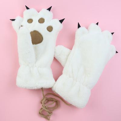 Winter Cartoon Kinder Erwachsene Skihandschuhe Bärenpfote Fleece Verdickt Warm Outdoor Niedlich Reiten Bärenklaue Tierklaue