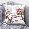 Trickal chibi go Butter  Pillow Covers Home Sofa Cushion Covers and Aecorative Custom