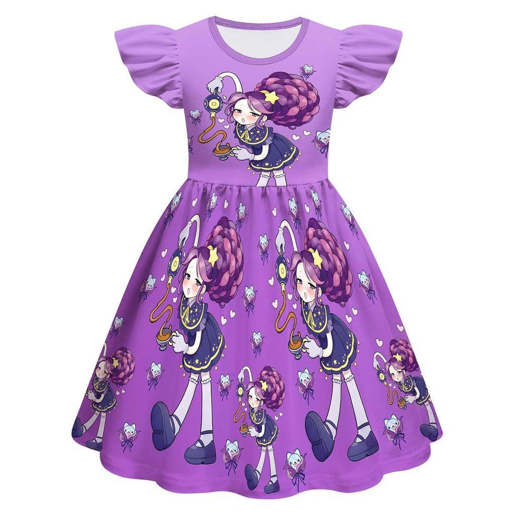 83151 Kids Girls Lily Lovebraids Anime Cartoon Dress