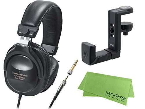 

Audio Technica Studio monitor stereo headphones headphone hanger set cloth - ATH-SX1a + AT-HPH300 [marks included]
