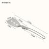 Zhi Shi Outdoor 304 Stainless Steel Folding Flat Spatula Set