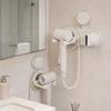 Space Saving Suction Cup Hair Dryer Holder Wall Mounted Blow Dryer Hanger  for Home