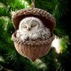 Festive Tree Decoration Forest Animal Acorn Hanging Ornaments Acrylic Christmas Decor with Holiday Home Ornament Squirrel Rabbit Pony Designs 2D Flat