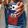 Haiti Haitian Flag soft Phone Case For iPhone 17 Air 14 15 13 12 Max Cover For Apple 14 15 16 16e 11 Pro Max Plus