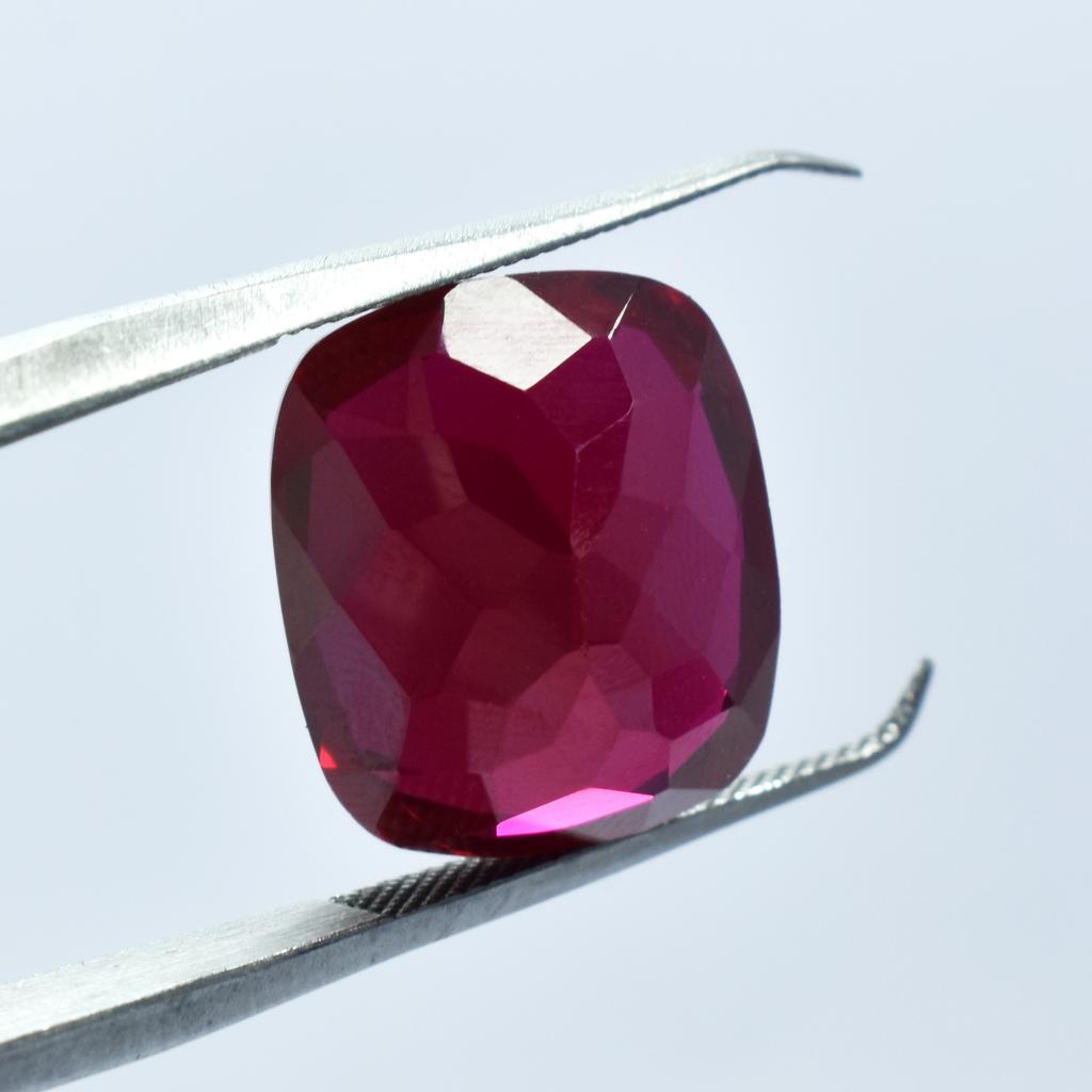 Natural Red Ruby Loose Gemstone 20.35 ct Cushion Cut Flawless Gift for Him for Jewelry Designs