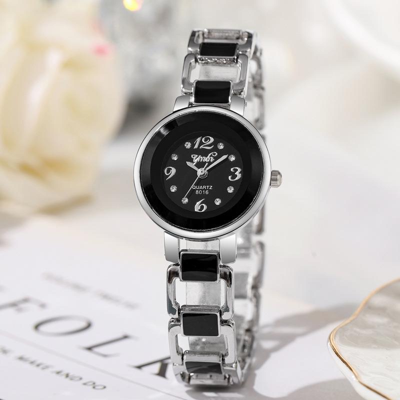 Women's Ceramic Strap Quartz Watch with Luxury Bracelet