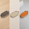 Stainless Steel Tray with Woven Inset Sturdy for Everyday Hosting