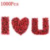 3000/100Pcs 4.5cm Artificial Fake Rose Petals Red Simulation Silk Rose Petal For Valentines Day Wedding Party Romantic Decor