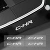 AAAS1 Car Window Wiper Stickers Metal Emblem Car Logo Sticker for Toyota C-HR CHR Auto Decor Accessories