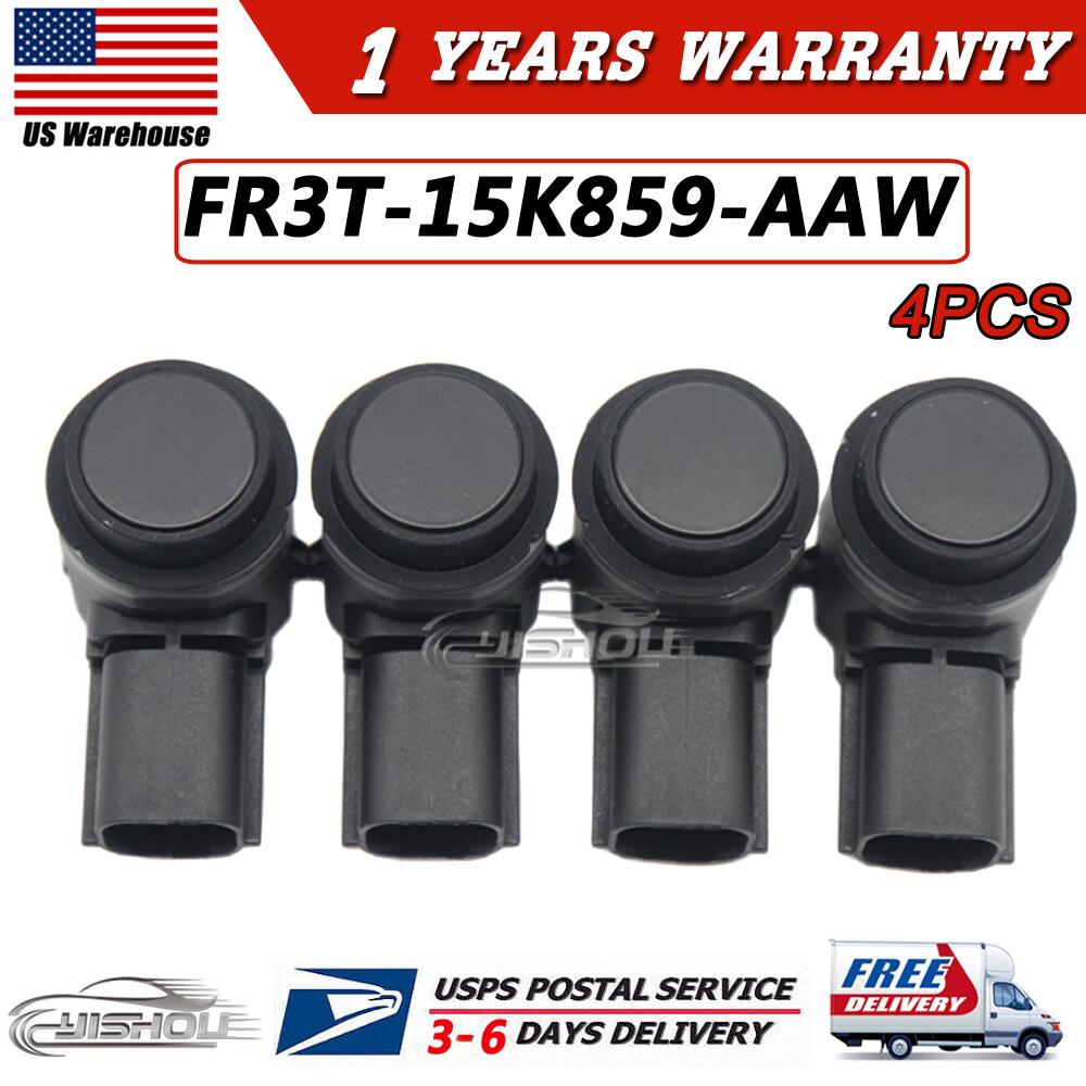 4PCS New PDC Parking Aid Sensor FR3T-15K859-AAW For Ford Edge Mustang 2015-