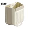 Wall Mounted Kitchen Bin Cabinet Trash Bin, Compact Hanging Garbage Can, Foldable Over The Door Space Saving Container for Bathroom Office And