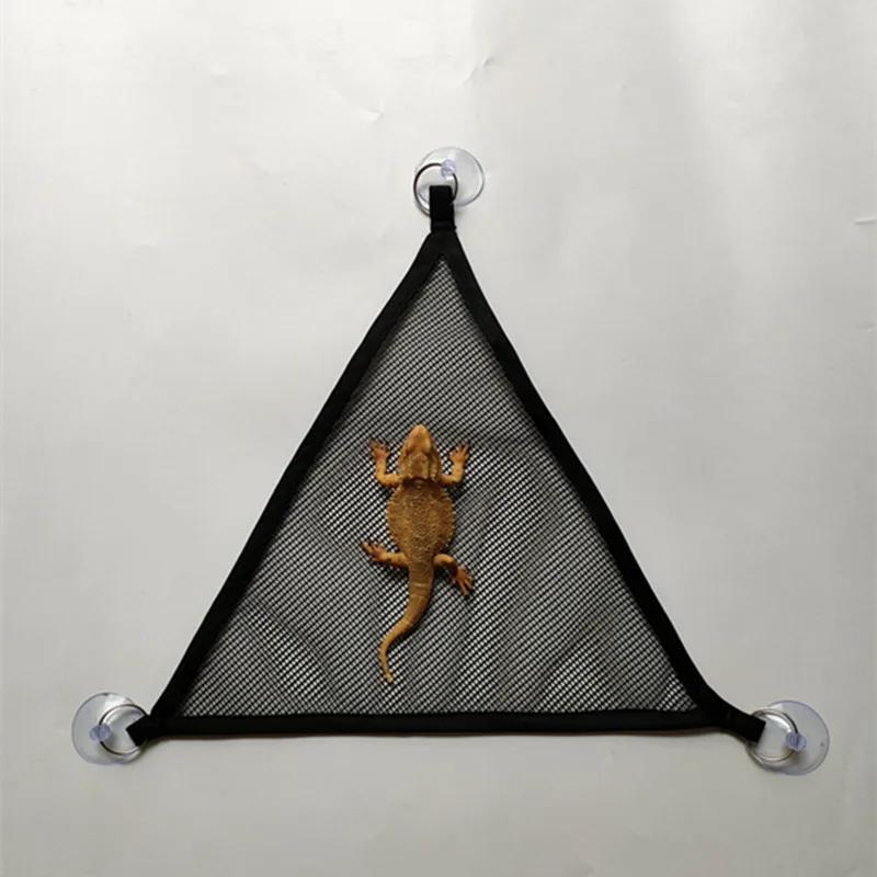 1pc Bearded Dragon Hammock Lizard Birds Lounger Ladder Hanging Bed Accessories Reptile Habitat Terrarium Decoration