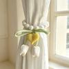 Adjustable Tulip Gauze Curtain Tie Beautifully Heart Curtain Binding Curtain Tiebacks  Living Room