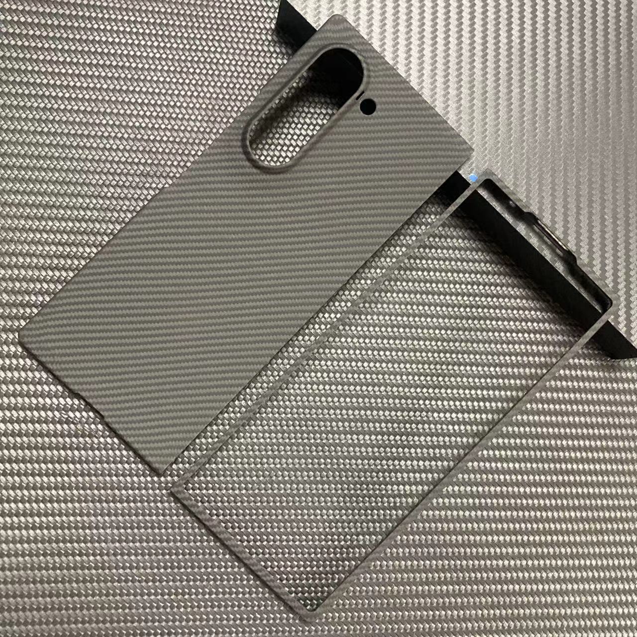 

Захід сонця та Сутінки Підходять для Samsung Zfold6 Матеріал Кевлар Арамідне волокно Плаваючий процес плетіння Чохол для мобільного телефону Магнітна абсорбція Samsung Z Fold6