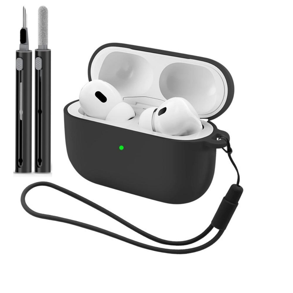 (2026 New) for AirPods Pro 3 Soft Silicone Case Cover For AirPods Pro 3rd Generation Shockproof Protector Case with Cleaner Kit