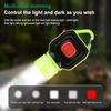 1Pcs Multi-functional Keychain Flashlight Outdoor Portable Work Light Outdoor Camping Light USB Rechargeable Emergency Light