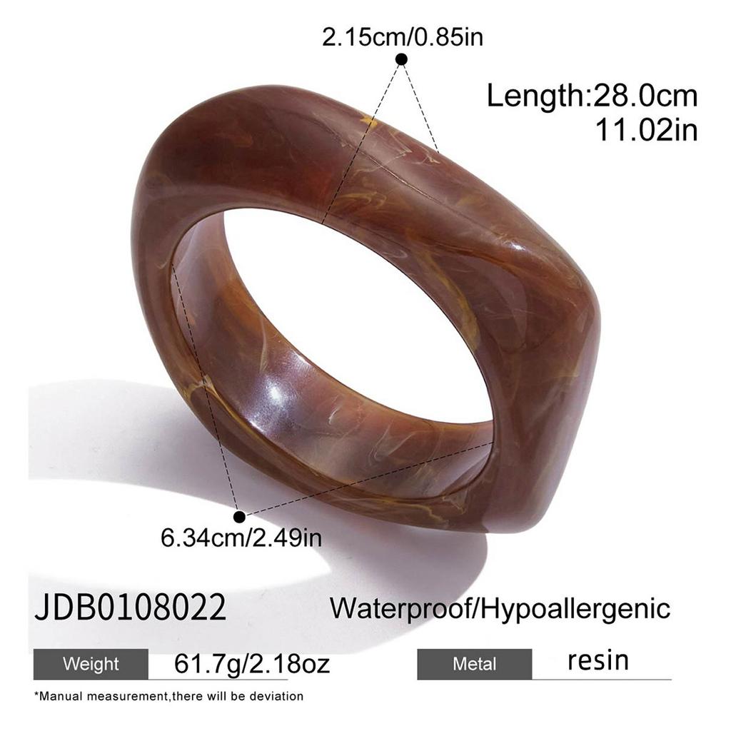 JYL TS Bracelet  Wide Malachite Style Brings Harmony