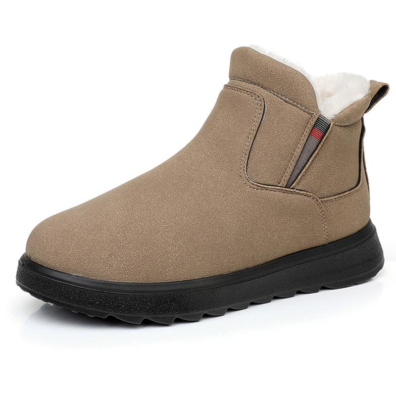 Fashionable Thick Soled Snow Boots for Women In Winter with Plush Insulation Northeast Cotton Boots for Warmth Casual Versatile Cotton Boots