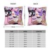 VShojo Ironmouse Anime Square Pillowcase Pillow Cover Cushion Zip Decorative Comfort Throw Pillow for Home Car