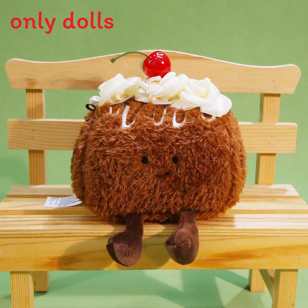 Plush Cake Toy Gift For Girlfriend And Friends With Polyester Fiber Softness