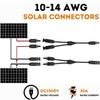 Solar Male Female Connector 30A Y Splitters Cable Y Branch Connector 1 To 2/3/4 Adapter for Solar Panel Part