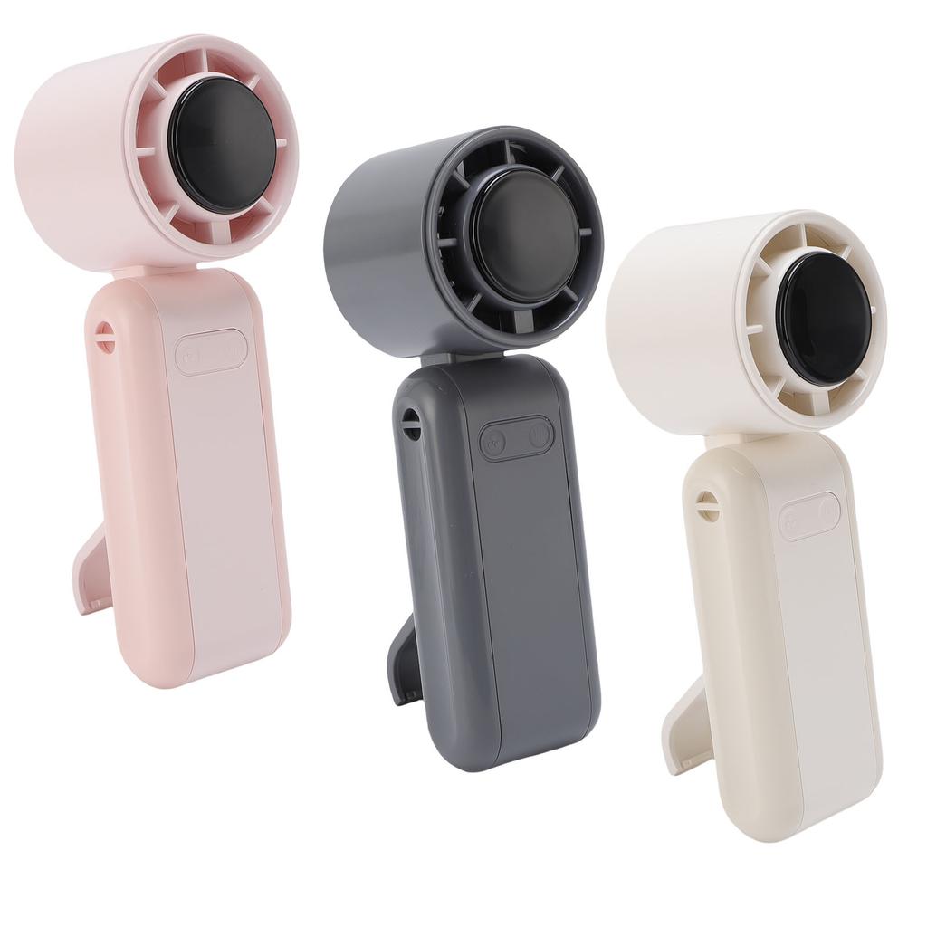 Handheld Turbo Fan 5 Levels Adjustable Quiet Folding Digital Display Portable Mini Pocket Fan with S