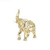 European Style Light Luxury Gold Hollowed Out Lion Horse Elephant Animal Sculpture Living Room Metal Decoration Home Accessories
