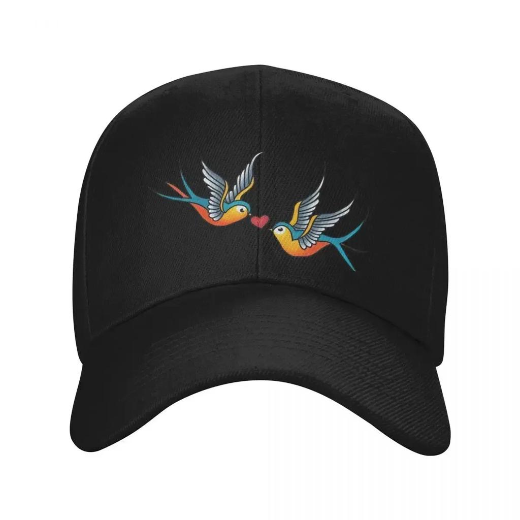 American Traditional Swallows Baseball Cap Derby Hat Unique Hats Hat Men Golf Men Women's