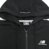 New Balance Basic Fleece Hooded Zip Up Jacket Black