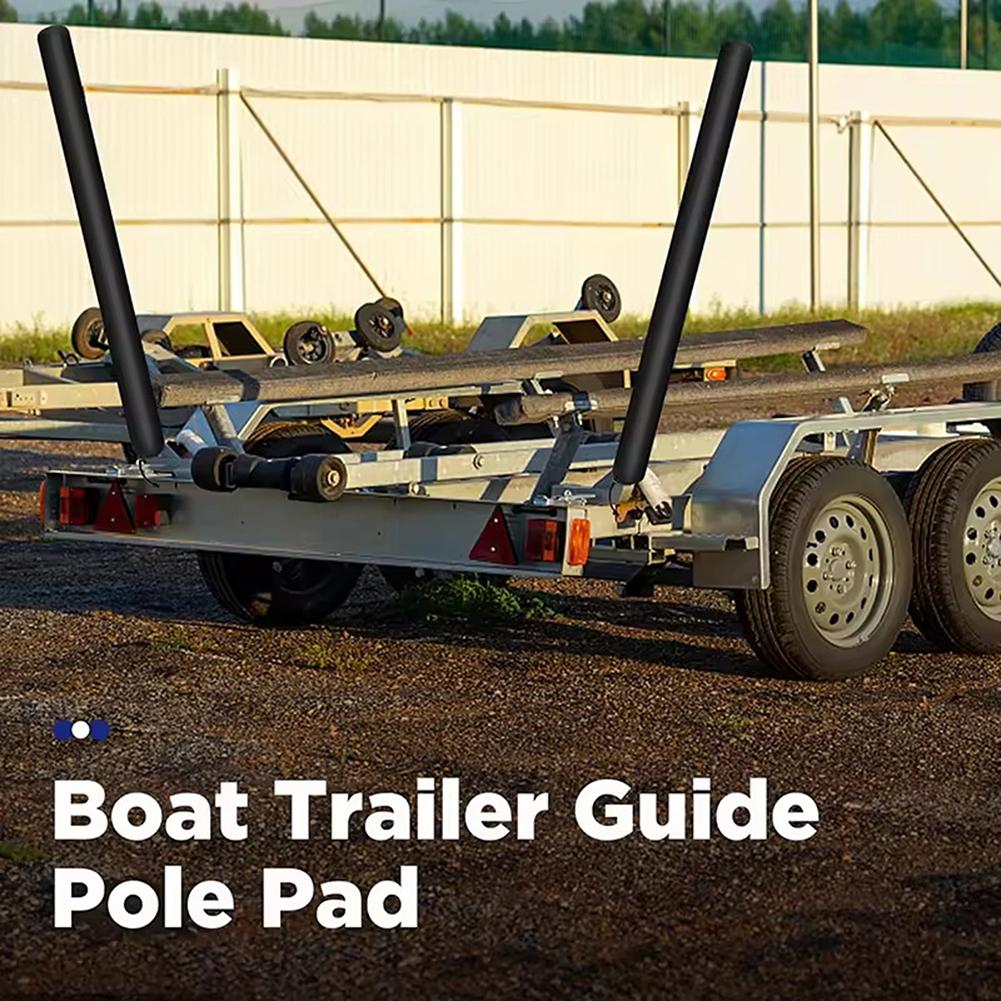 48 Inch Heavy Duty Trailer Guide Pads Thicken Neoprene Boat Trailer Guide Protective Cover for Fishing Boat